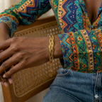 Geflochtenes Herringbone-Armband