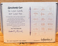 Geschenk-Set „Love Cards“ mit Love Pen – 16 Herzensbotschaften zum Verschenken