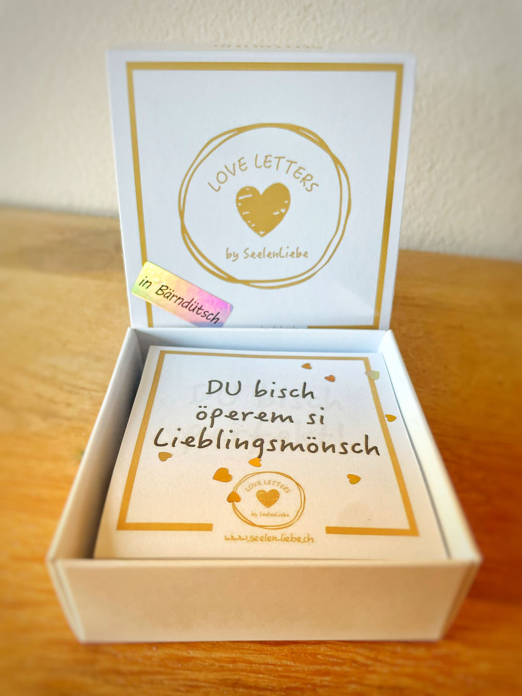 LOVE LETTERS 50 VERSCHIEDENE BOTSCHAFTEN "MUNDART"